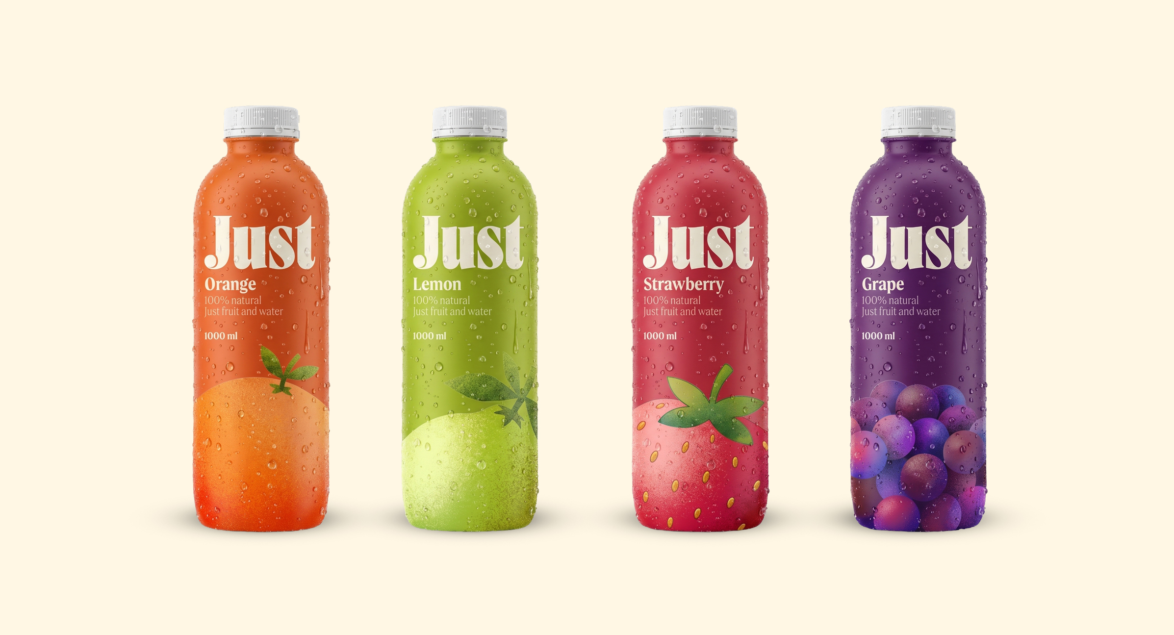 Mockup de aplicação para Just Juice