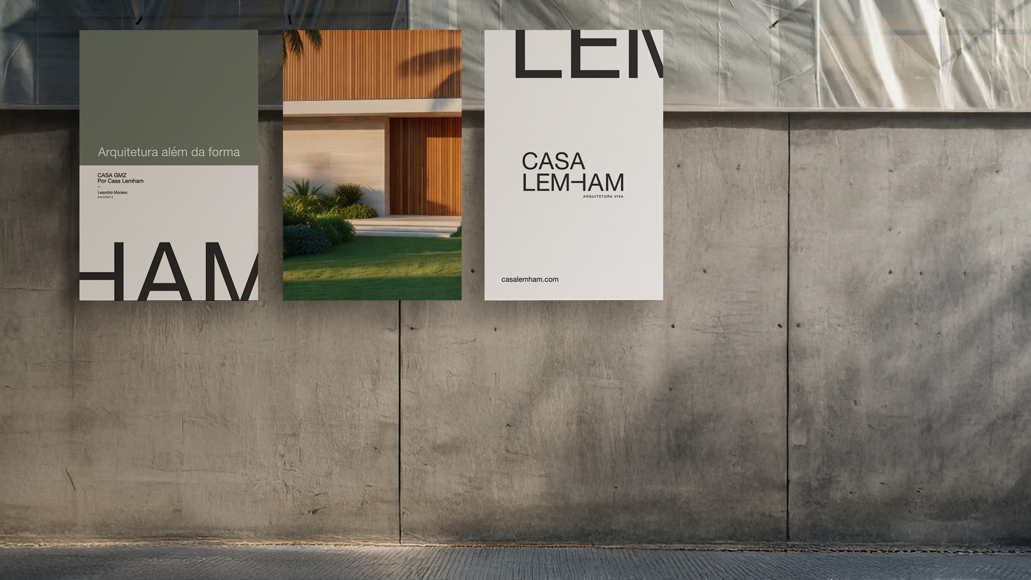 Mockup de aplicação para Casa Lemham