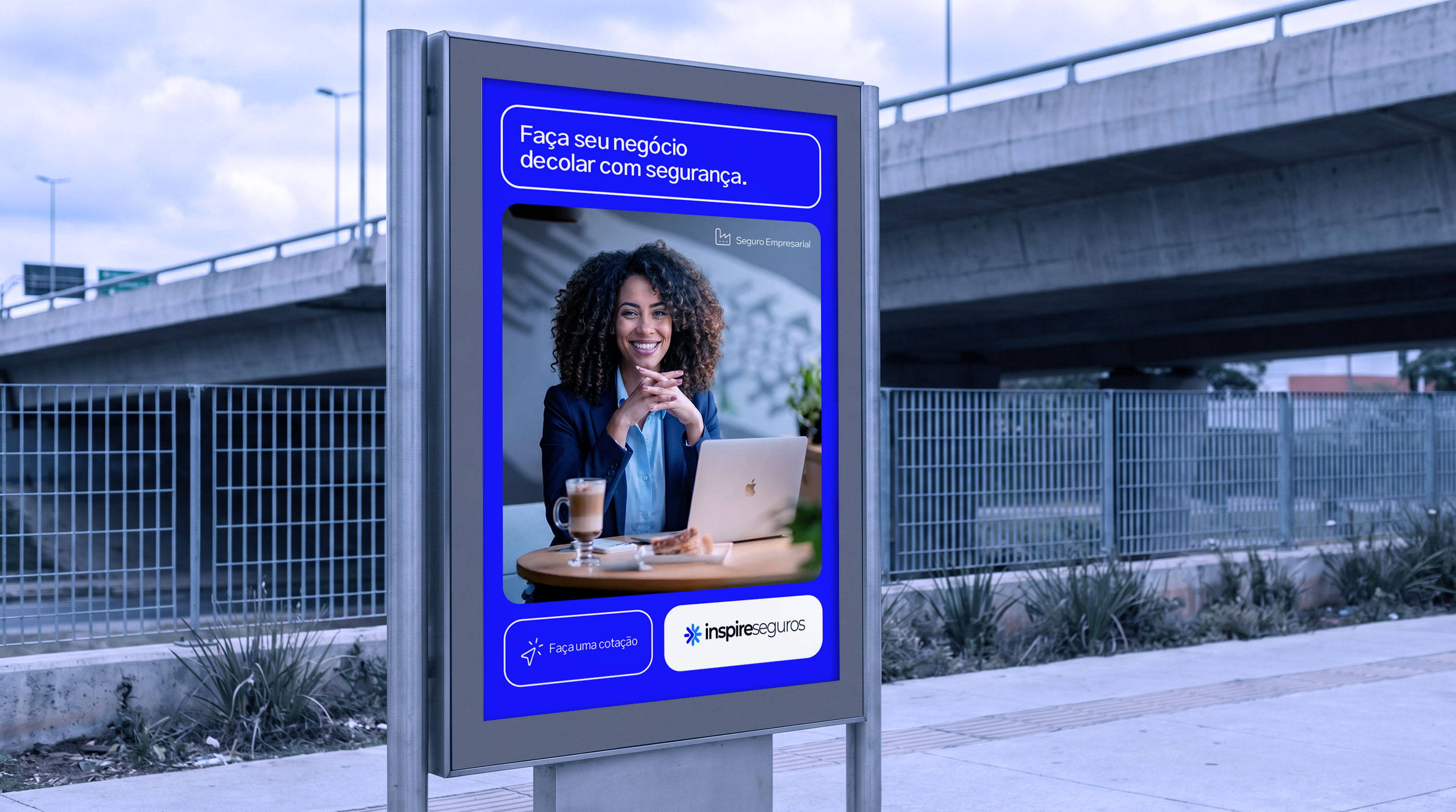 Mockup de aplicação para Inspire Seguros